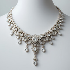 Stunning Crystal Bridal Necklace - Wedding Jewelry 