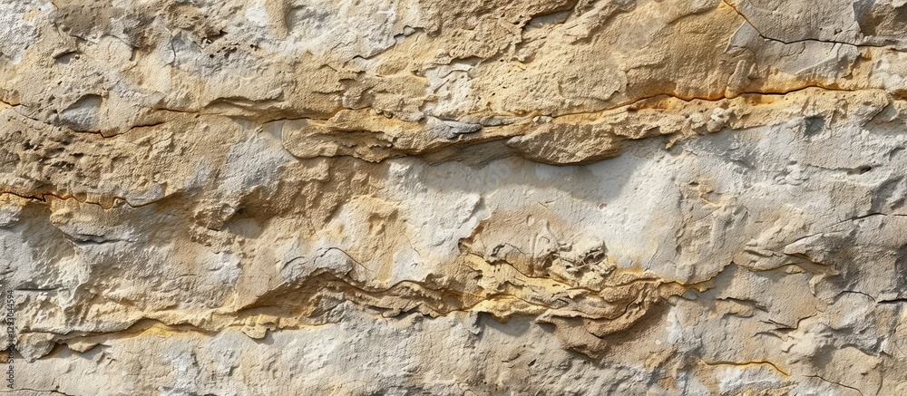 Poster neutral sandstone texture with warm beige and light gray tones, seamless repeating pattern across th