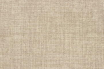 Brown linen fabric texture background, seamless pattern of natural textile.