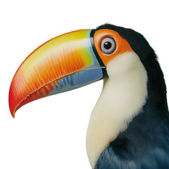 Fototapeta premium Toucan closeup with vibrant colors and elegant styling