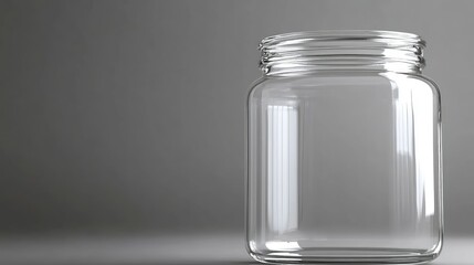 Minimalist Empty Glass Jar, Transparent Container with a Neutral Gray Background






"Minimalist Empty Glass Jar, Transparent Container with a Neutral Gray Background"






