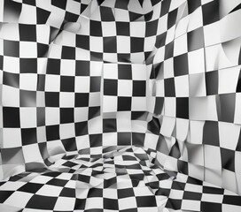 Obraz premium checkered flag background
