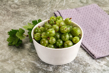 Ripe sweeet and juicy gooseberry