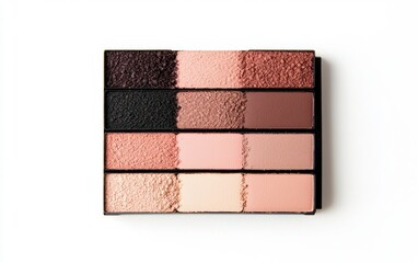 A beautiful palette of blushes displayed together to showcase a range of shades for perfect makeup application