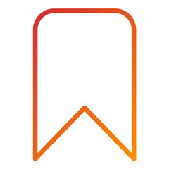 Vector Design Bookmark Icon Style