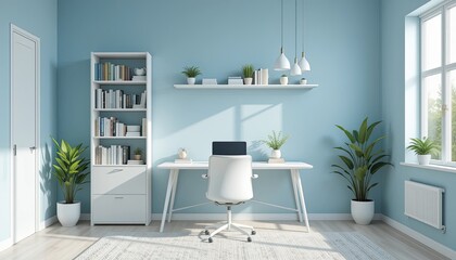 modern living room with white furniture