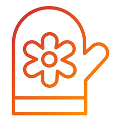 Vector Design Oven Mittens Icon Style