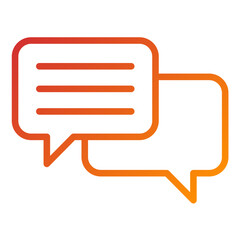 Vector Design Conversation Icon Style