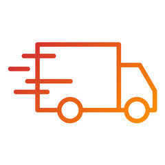 Vector Design Delivery Truck Icon Style
