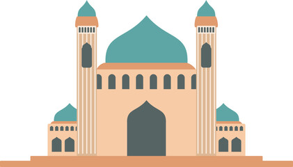 Cute Mosque Illustration