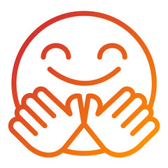 Vector Design Hug Icon Style