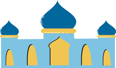 Cute Mosque Illustration