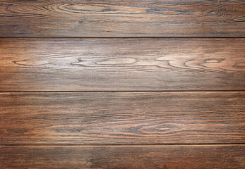 clean wooden background of textured brown planks
