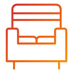 Vector Design Armchair Icon Style