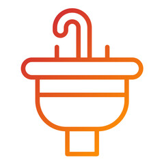 Vector Design Sink Icon Style