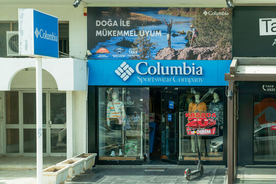 Nicosia, (Lefkosia, Lefkosa), North Cyprus- October 24, 2023: Columbia store in the city center.