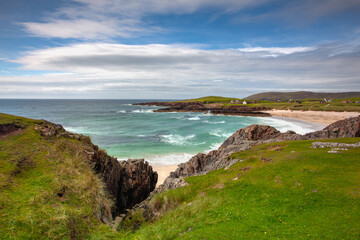 Amazing Clachtoll Beach in Lochinver, Scotland. © Cavan