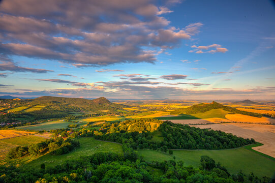 Landscape in the Central Bohemian Highlands