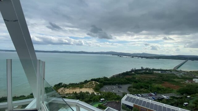 View from Kouri Ocean Tower. It is viewing tower .