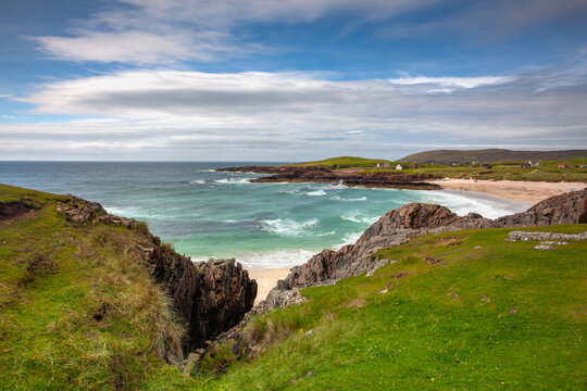 Amazing Clachtoll Beach in Lochinver, Scotland.