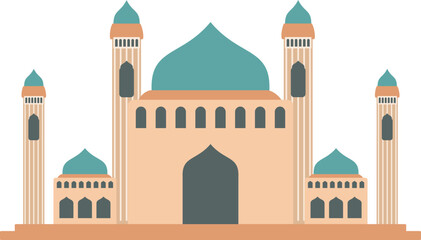 Cute Mosque Illustration
