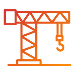 Vector Design Crane Icon Style
