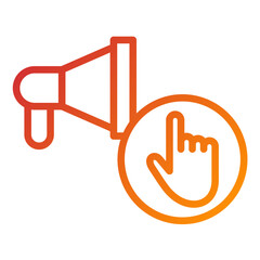 Vector Design Ad Blocker Icon Style