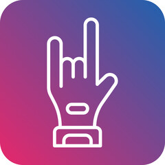 Obraz premium Bowling Glove icon style