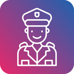 Police Officer icon style