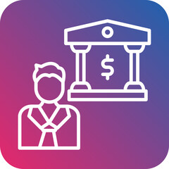 Banker icon style