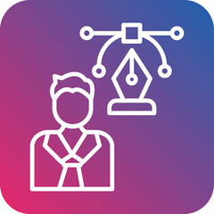Graphic Designer icon style
