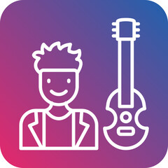 Musician icon style