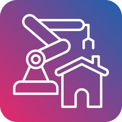 House Construction icon style
