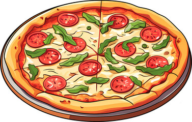Pizza illustrations