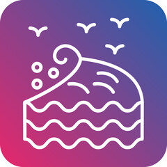 Ocean Wave icon style