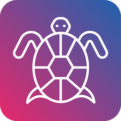Obraz premium Sea Turtles icon style