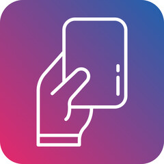 Obraz premium Red Card icon style