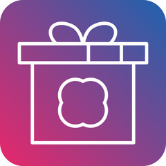 Gift Box icon style