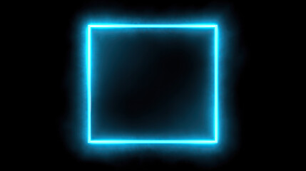 Futuristic blue light frame with soft gradient, symbolizing innovation and modern elegance.