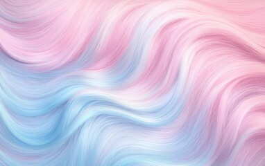 Obraz premium Soft Pastel Swirls of Pink and Blue Flowing Through Abstract Background