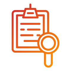 Vector Design Research Icon Style