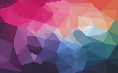 Obraz premium Abstract multicolored background with poly pattern