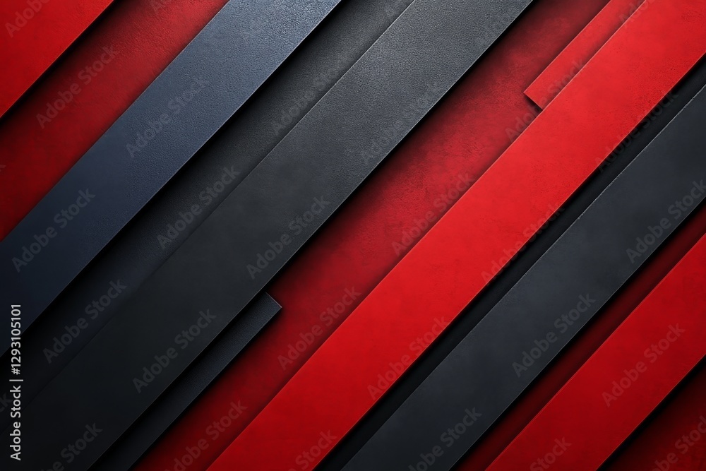 Poster red and black abstract layered background with diagonal lines creating a modern design aesthetic in 