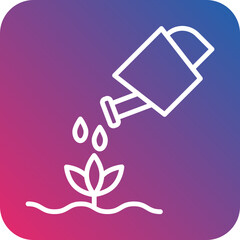 Watering icon style