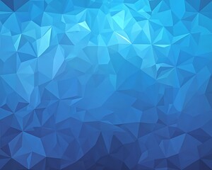 Obraz premium Vector abstract bright blue geometric background, consists of triangles. Polygonal abstract aqua background. Vector illustration