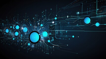 Obraz premium Creative inovative technology background