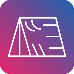 Camping Tent icon style