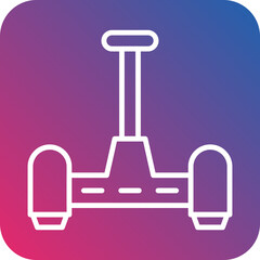 Hoverboarding icon style