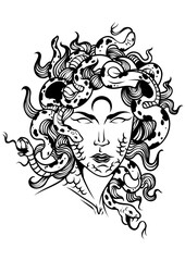 Medusa Mythological Creature Snake Head