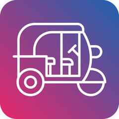 Auto Rickshaw icon style